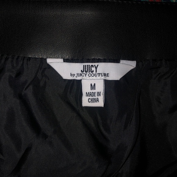 Juicy Couture Pleather mini skirt - Picture 2 of 3